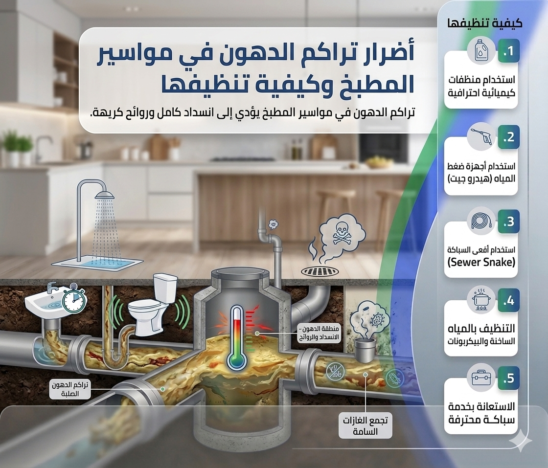 أخصائي تنظيف مجاري الصرف يقوم بتطهير مواسير الصرف باستخدام بخار الضغط العالي ومعدات التعقيم الحديثة